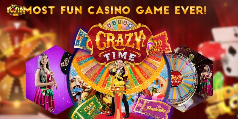 Crazy time – Vòng quay may mắn với phần thưởng siêu khủng tại IWIN